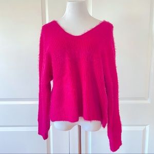Woven Heart  Sweater
